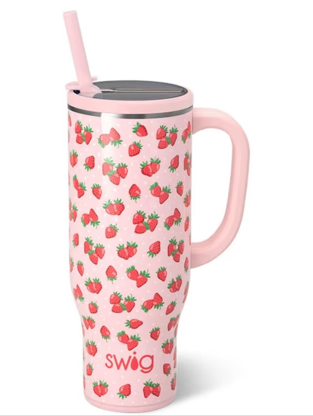 Swig Life 30 Oz Tumbler STRAWBERRY SHORTCAKE Insulated Travel Mug